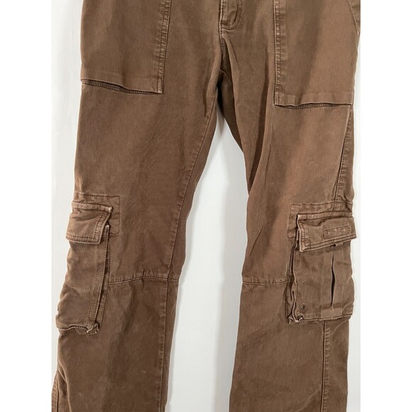 Poleci Cargo Pants Y2k Corduroy 90's‎ Relaxed Fit Boho Streetwear Utility Skate - Picture 4 of 16